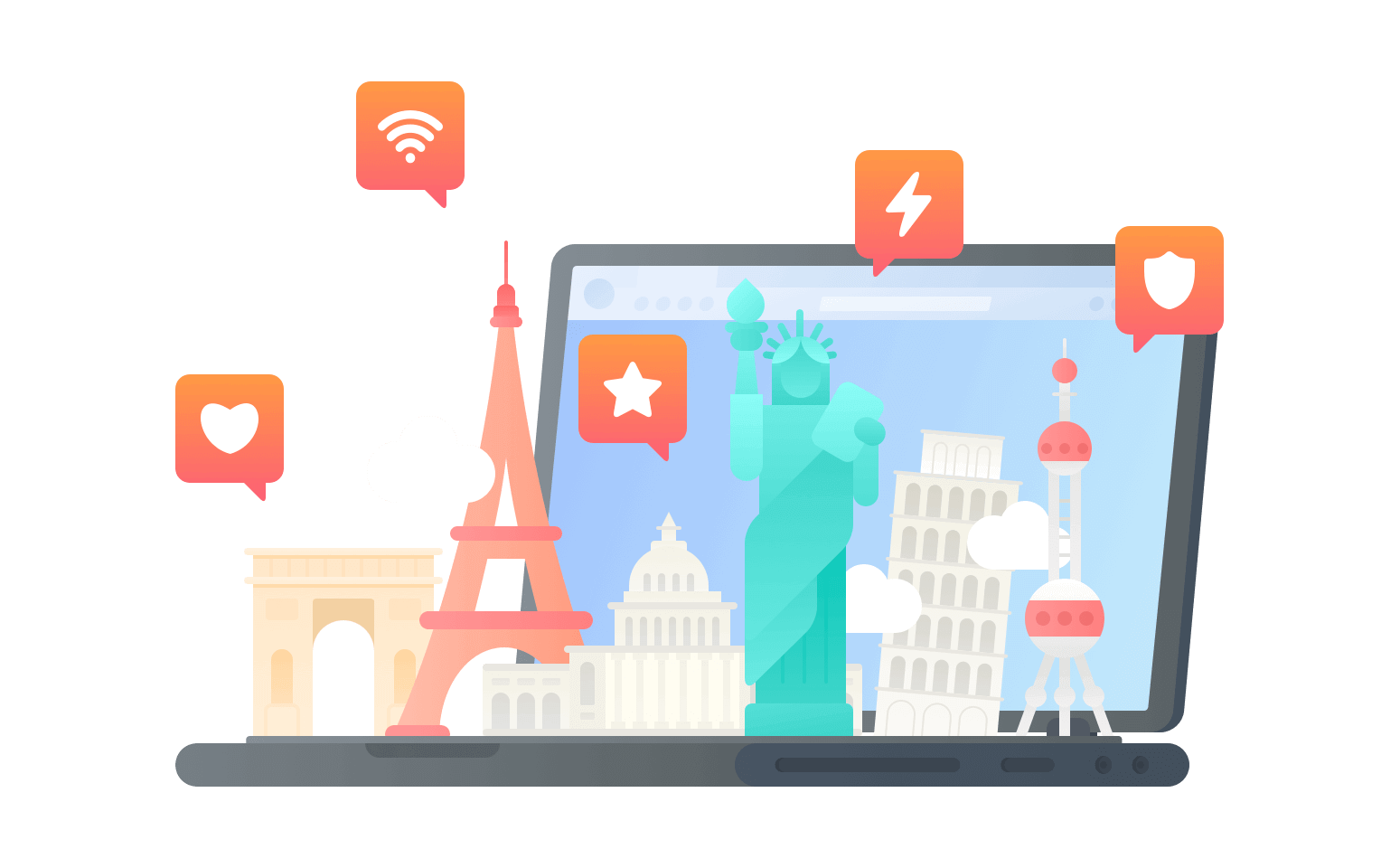 在米西太平洋群岛连接到中国vpn - 快回国